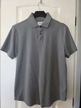 Cuts Clothing Men's Prestige Polo Curve Hem 100% Pima Cotton Shirt